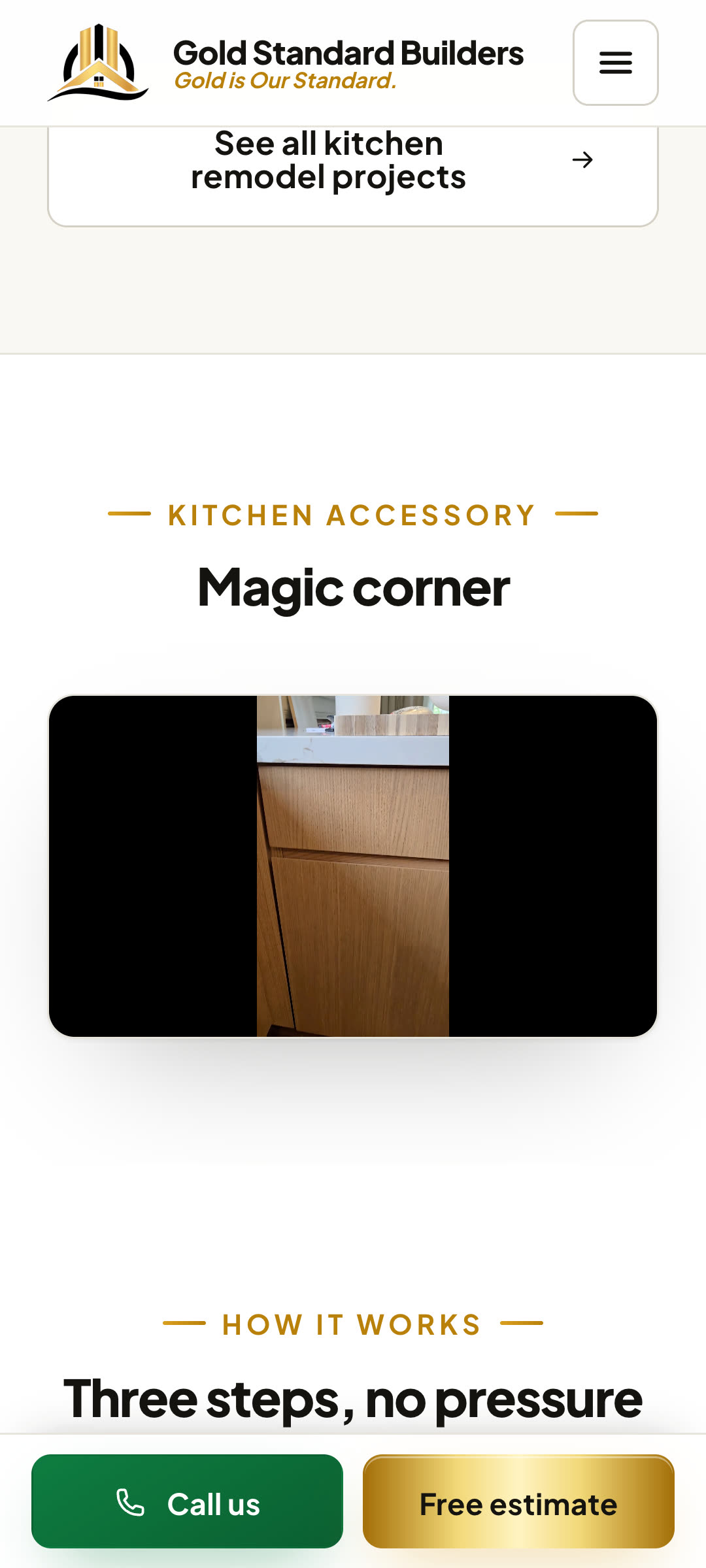 Today on a phone: small video inside a wide black box